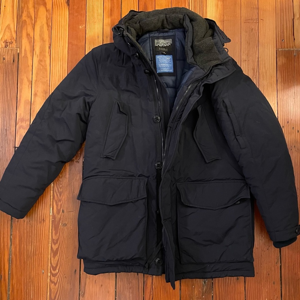 Very Warm Blue J. Crew Nordic Parka